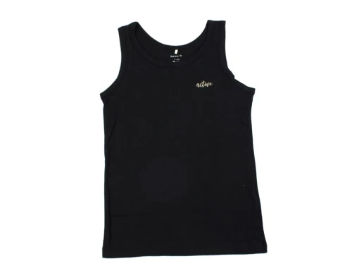Name It black active tank top